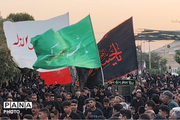 سوگ و ارادت عزاداران حسینی در شهر صغاد