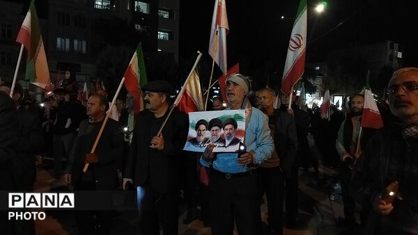 دویست و بیست و نهمین شب از اجتماعات مردمی بلوار فضل نیشابور در قاب پانا 