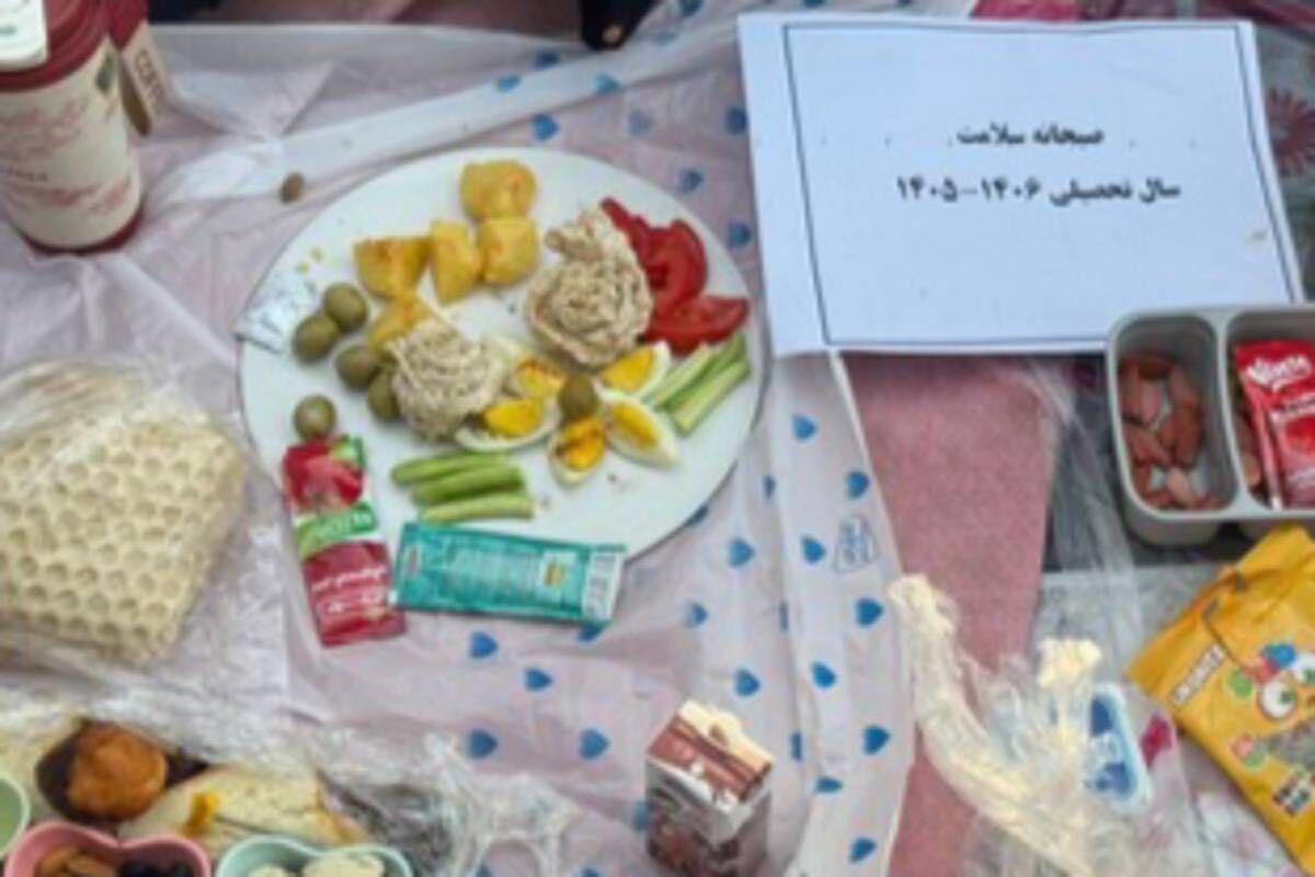 طلوع سلامتی در حیاط مدرسه؛ صبحانه‌ای به شیرینی دوستی
