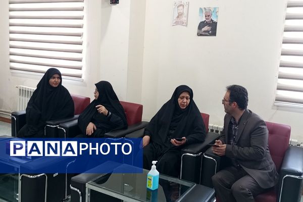 مراسم عزاداری شهادت شهدای خدمت در آموزش و پرورش رودهن 