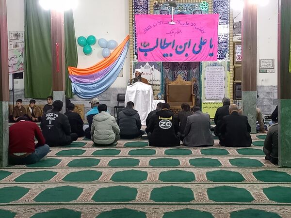 جشن ولادت حضرت علی(ع) در مسجد پنج تن سملقان