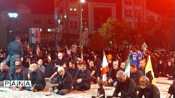 همدمی اشک و ارادت، بازگویی حماسه ی کربلا در خیابان هفت تیر مشهد