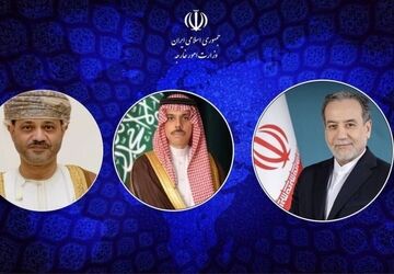 تاکید تهران، مسقط و ریاض بر تقویت دیپلماسی برای برقراری ثبات در منطقه