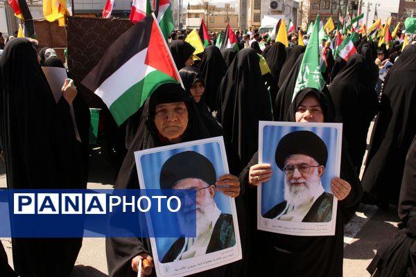 مردم ایلام، در روز جهانی قدس، جنایات صهیونیست‌ها را محکوم کردند