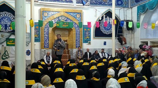 حضور قائم مقام وزیر در سازمان دانش‌آموزی در جمع دانش‌آموزان معتکف شهرستان اسفراین