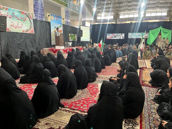 حضور پرشور دانش‌آموزان مدارس خاتم در رزمایش اقتدار بسیجیان