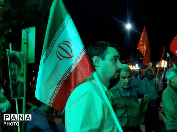 اجتماعات شبانه مردم شهرستان نیشابور بار دگر در قاب پانا 