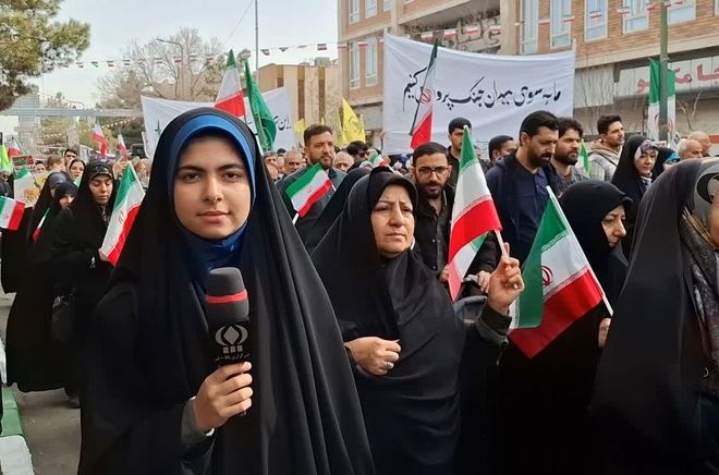 راهپیمایی عزت و اقتدار 22 بهمن در قم