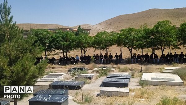 مراسم ختم شهید مصطفی حسینی در روستای سید آباد 