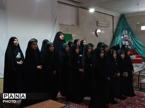 مراسم شیرخوارگان عاشورایی در مسجد پنج تن نیشابور