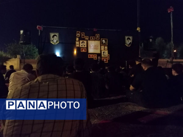 عزاداری هیات انصارالمهدی شهر جعفریه قم در یادمان شهدای گمنام 