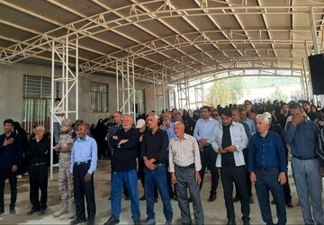عاشورای حسینی در گلزار شهدای شهر ناغان 