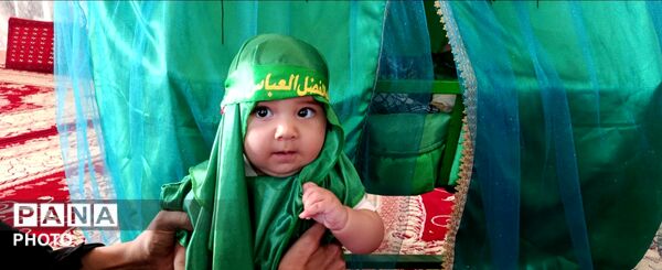 آیین معنوی شیرخوارگان حسینی در شهرستان فیض آباد