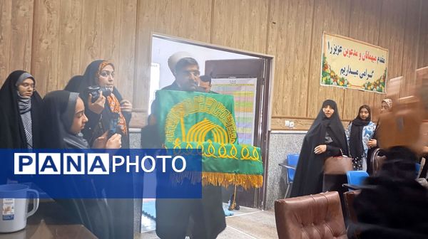 جشن روز دختر و حضور خادمان حرم امام رضا (ع) در فاروج