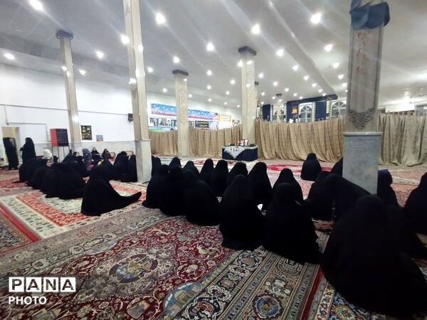 مراسم عزاداری شهادت رهبر معظم انقلاب در روستای مهدی آباد خلیل آباد
