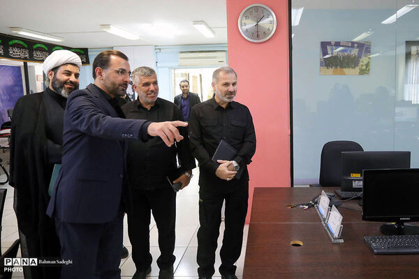 بازدید مسئول سازمان بسیج دانش‌آموزی کشور از خبرگزاری پانا