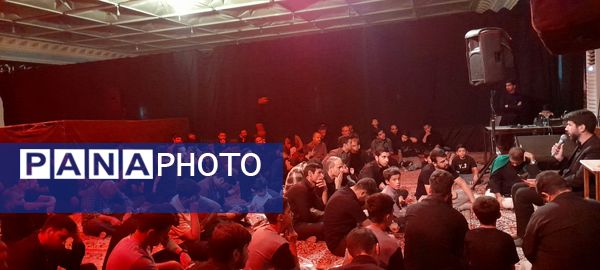 مراسم عزاداری و سینه زنی شب اربعین در هیأت انصار المهدی کاشمر