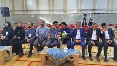 مراسم افتتاحیه مسابقات هندبال و بسکتبال دانش‌آموزی دختر در سمنان