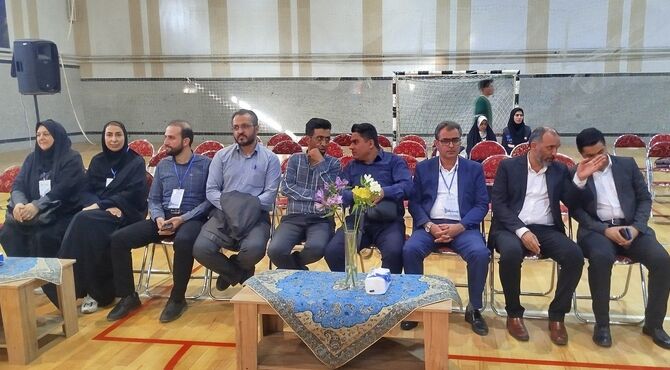 مراسم افتتاحیه مسابقات هندبال و بسکتبال دانش‌آموزی دختر در سمنان