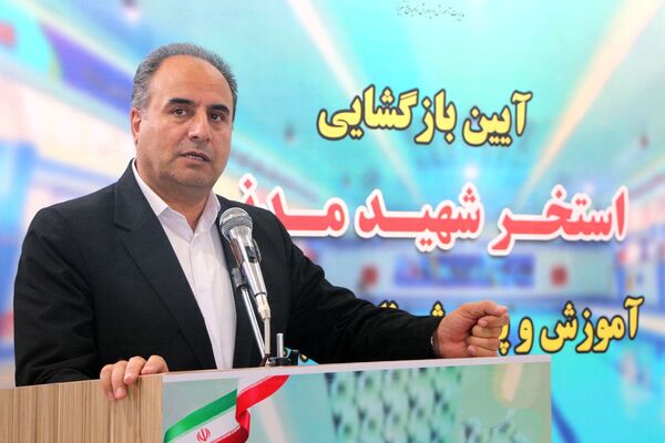 آیین بازگشایی استخر شهید مدنی ناحیه ۵ تبریز