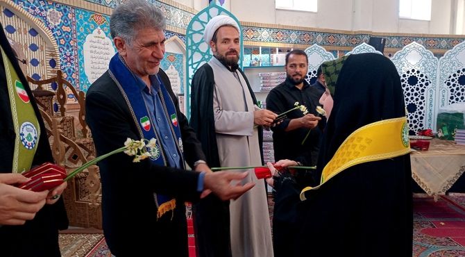 اختتامیه اعتکاف دانش آموزان معتکفین مدرسه تمام‌تشکیلاتی پیشتازان صدرا