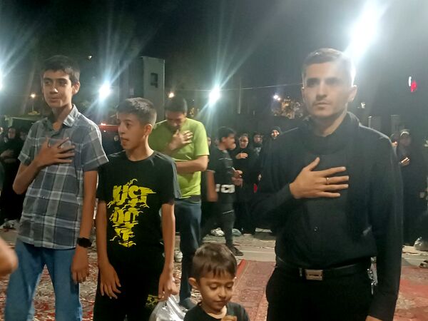 شب اول ماه محرم در هیئت باقرالعلوم نیشابور 