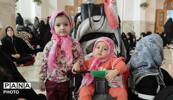 اجتماع بزرگ دختر ایران در حرم بانوی کرامت