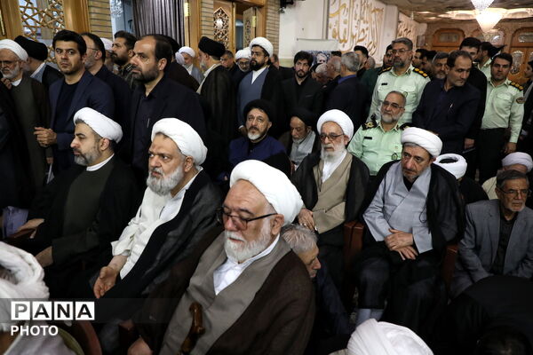 مراسم چهلمین روز شهادت «علی لاریجانی» در قم