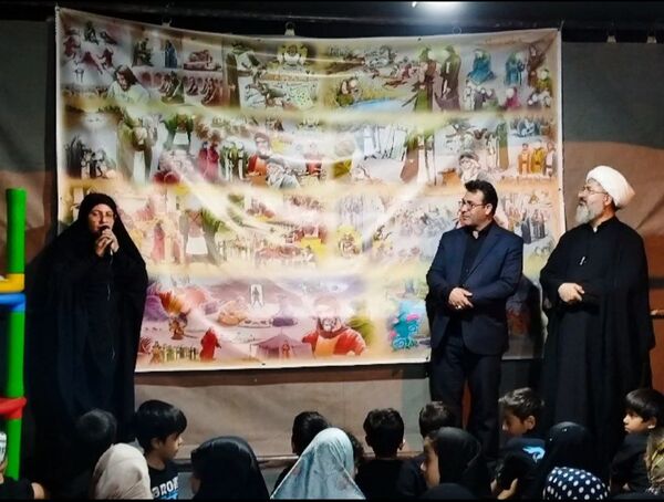 کودکان حسینی در موکب غنچه‌های حضرت علی اکبر(ع)