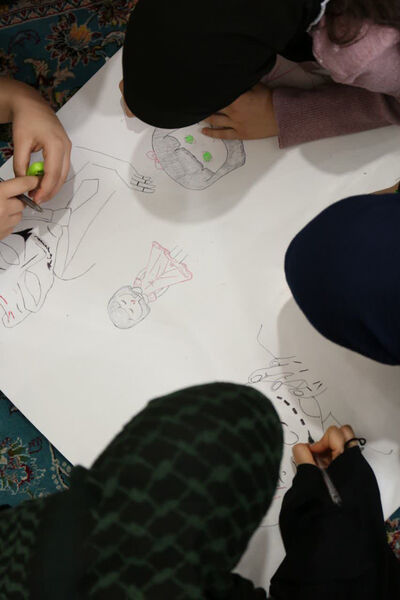 دومین روز اعتکاف دانش‌آموزی دختران در قم