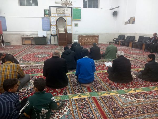 مراسم پرفیض نماز جماعت و دعای کمیل در روستای مهدی آباد خلیل آباد 