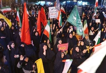 تلاقی شب نود و پنجم تجمعات با جشن عید غدیر در شیراز