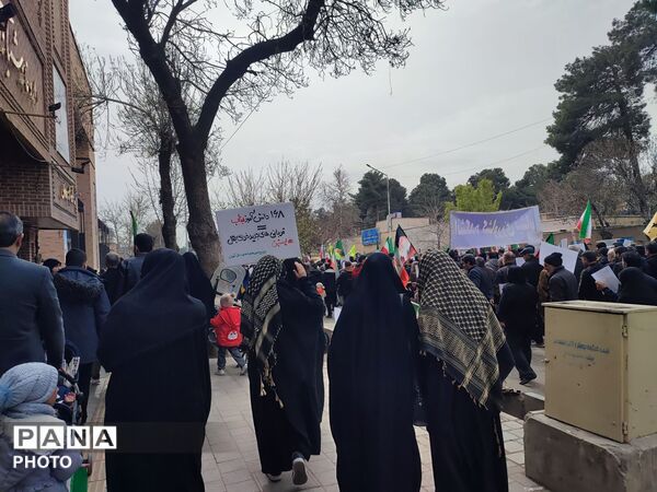 قاب پانا میزبان راهپیمایی روز قدس در شهرستان نیشابور 
