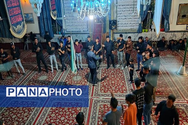 شام غریبان حسینی در مسجد جامع شهر بار