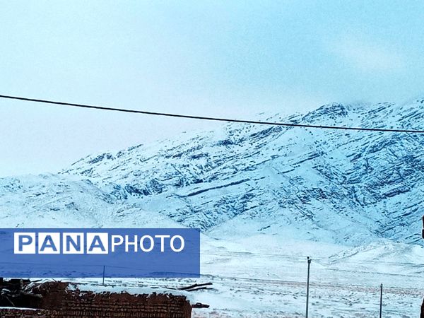 برف و بارانی همراه با شادی در شهرستان زاوه
