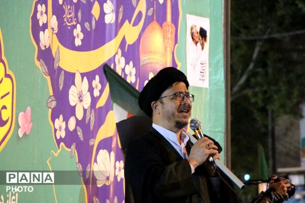 آسمان سامان، امروز رنگِ حرم را به خود گرفت