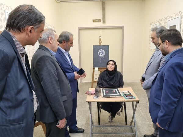 افتتاح نمایشگاه قطبی هنرستان‌های شهر تهران