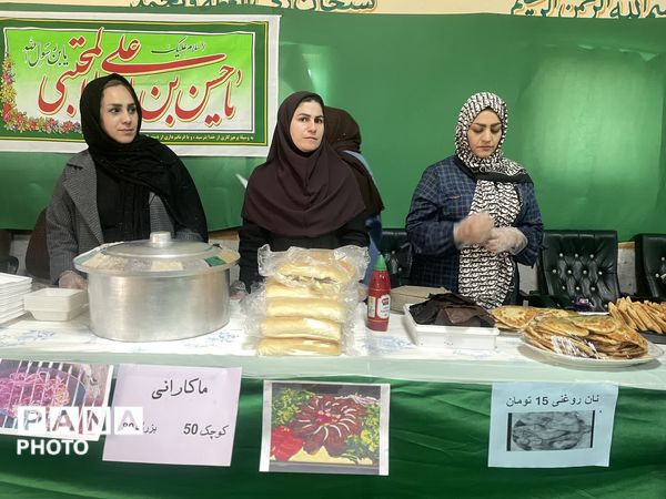 سفره احسان امام حسن مجتبی(ع) دردبستان شهید کلانتری بهارستان‌دو