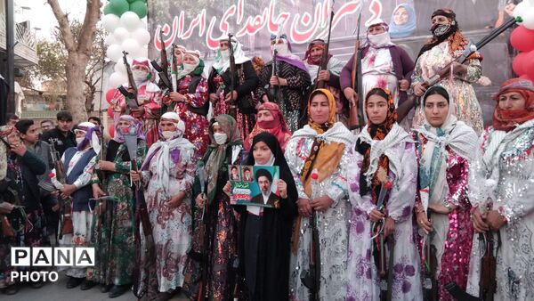 اجتماع و رزمایش بزرگ 2000 نفری دختران جانفدای اهر