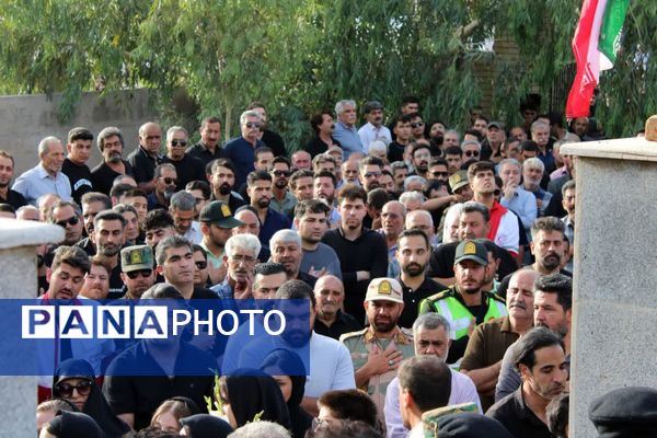 وداع باشکوه مردم دو استان با پیکر شهیدان اقتدار