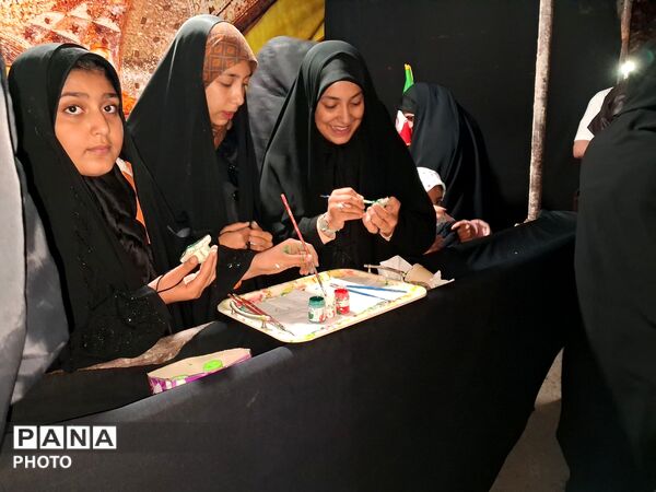 خدمات رسانی موکب های مردمی حسینه فضل نیشابور