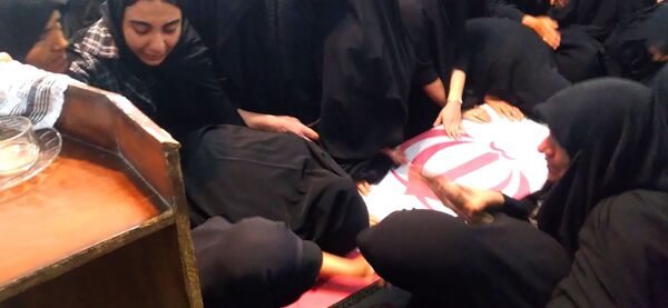 وداع با پیکر جانباز شهید حاج منوچهر بخشنده