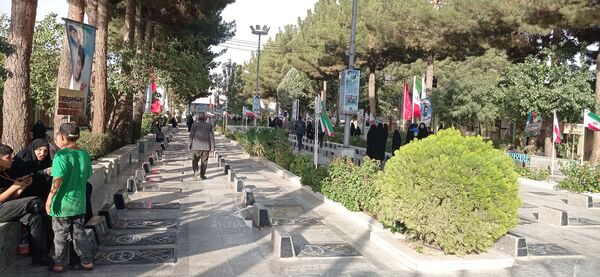 مراسم یادواره شهدای نیشابور درجوار آرامگاه فضل بن شاذان