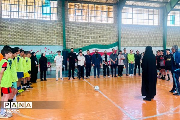 اختتامیه مسابقات فوتسال بین‌مدرسه‌ای پسران جام اقتدار ایران در پردیس