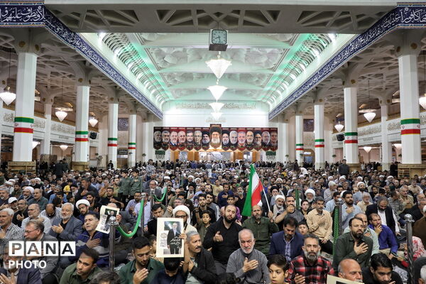 مراسم چهلمین روز شهادت «علی لاریجانی» در قم