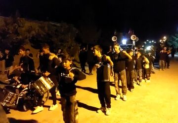 هیئت دانش آموزی در روستای بلقان آباد