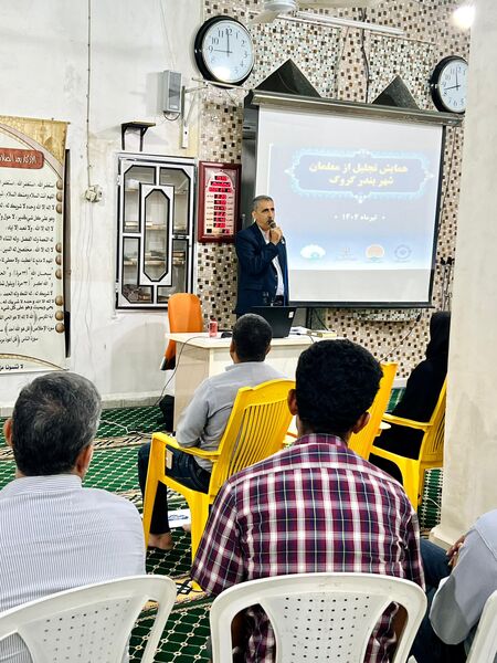 مراسم تجلیل از فرهنگیان بندر گروگ سیریک