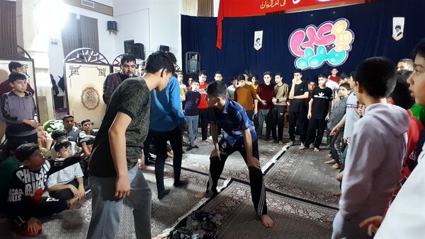 برگزاری جنگ شادی در اعتکاف سه روز در بهشت