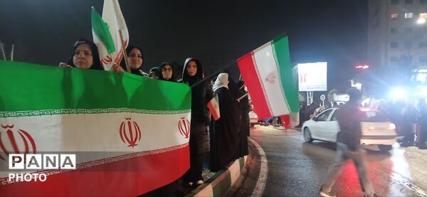 تجمع پرشور مردم ساوجبلاغ برای شکست رژیم صهیونی 