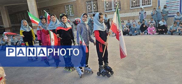 برگزاری المپیاد ورزشی درون مدرسه‌ای در دبستان امام خمینی(ره) بجنورد